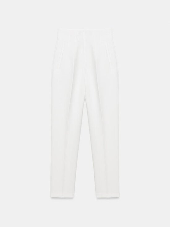 Zara Pants - Zara High Waisted Pants | Medium | White
